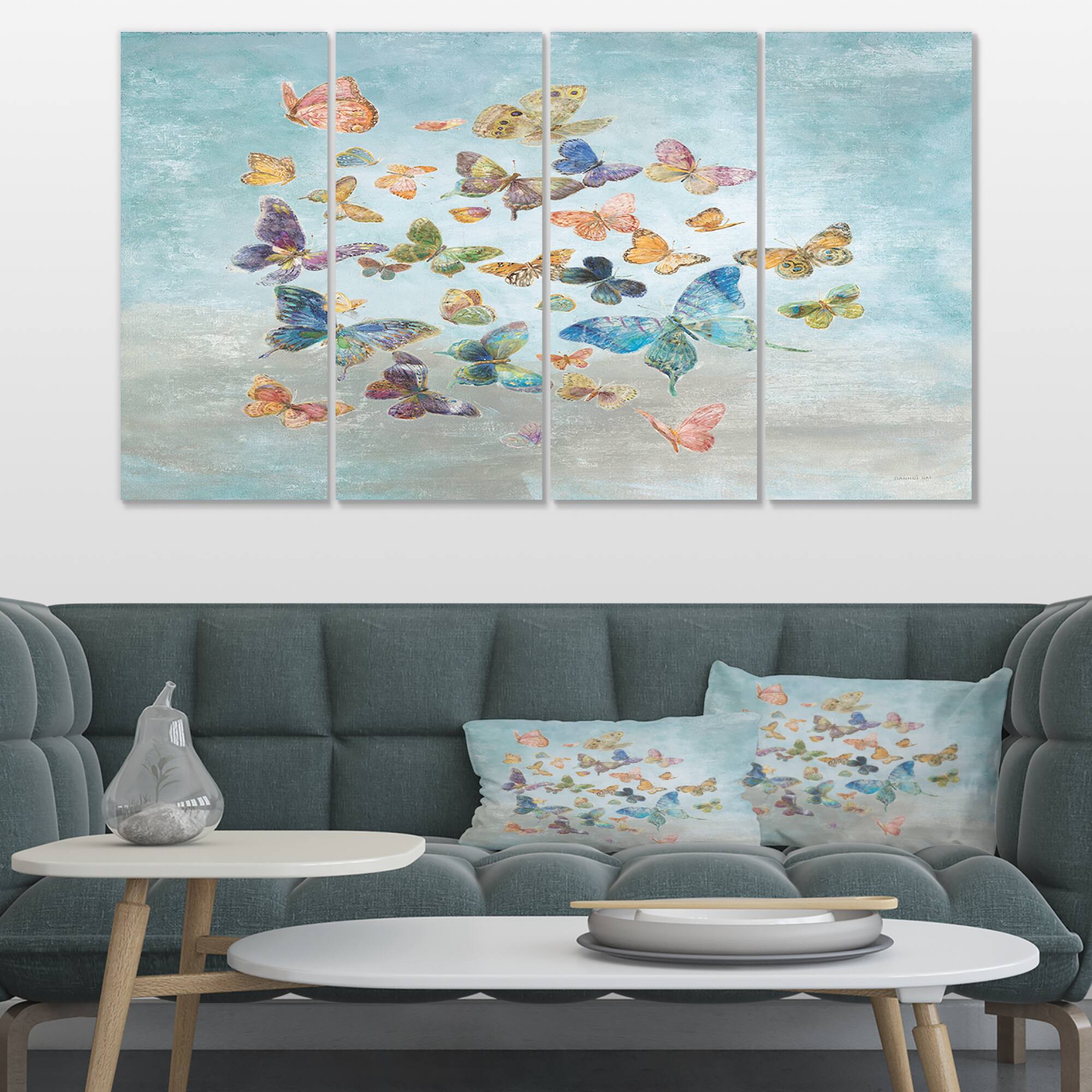 Designart - Butterflies Dancing I